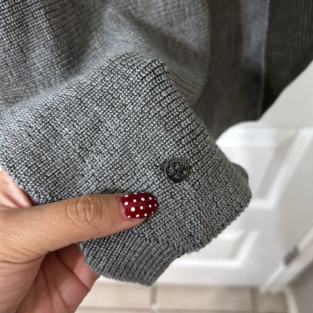 Lululemon Wool Pancho / Cardigan - Picture 2 of 4